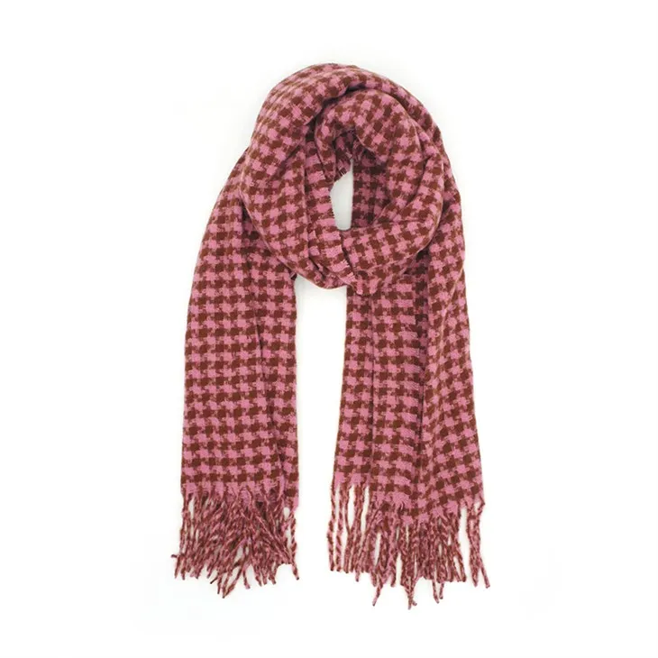 Długi szalik poliestrowy