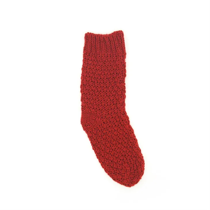 Czerwone skarpetki świąteczne