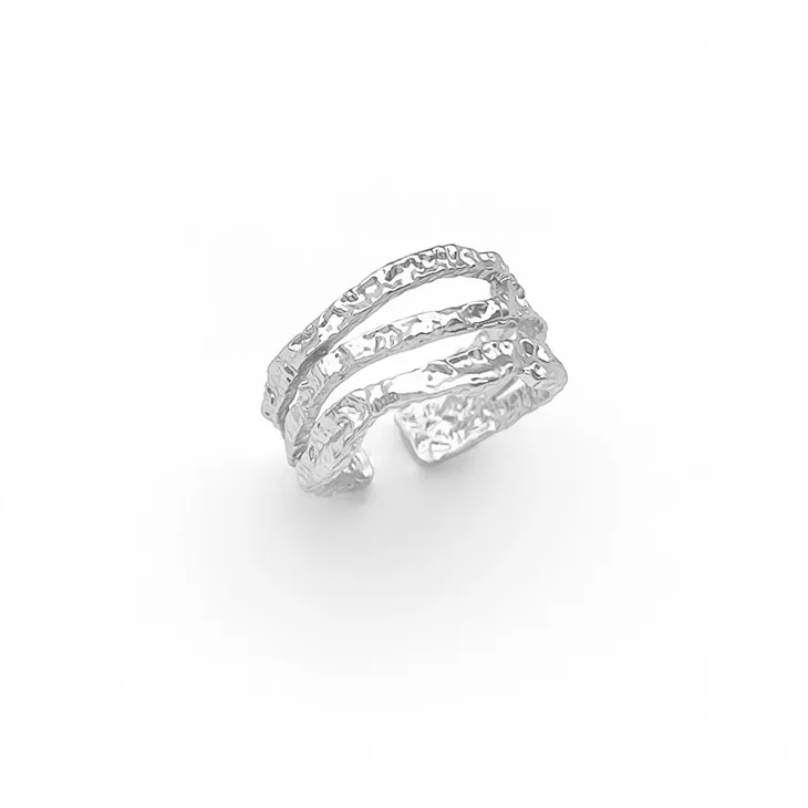 Srebrny potrójny pierścień